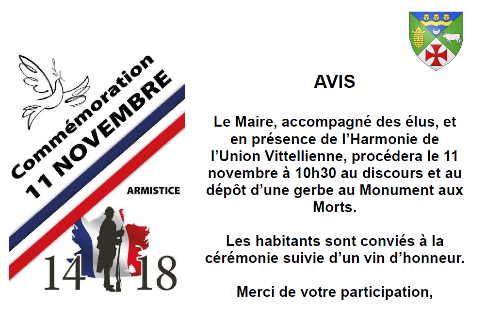 11 NOVEMBRE 2024 AVOSNES