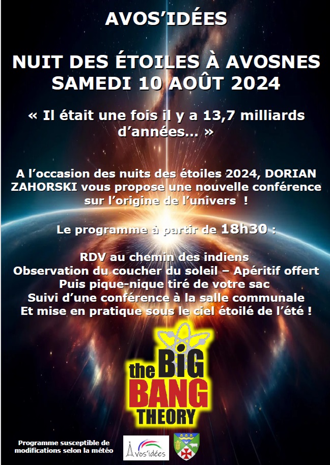 NUIT DES ETOILES 2024 AVOSNES