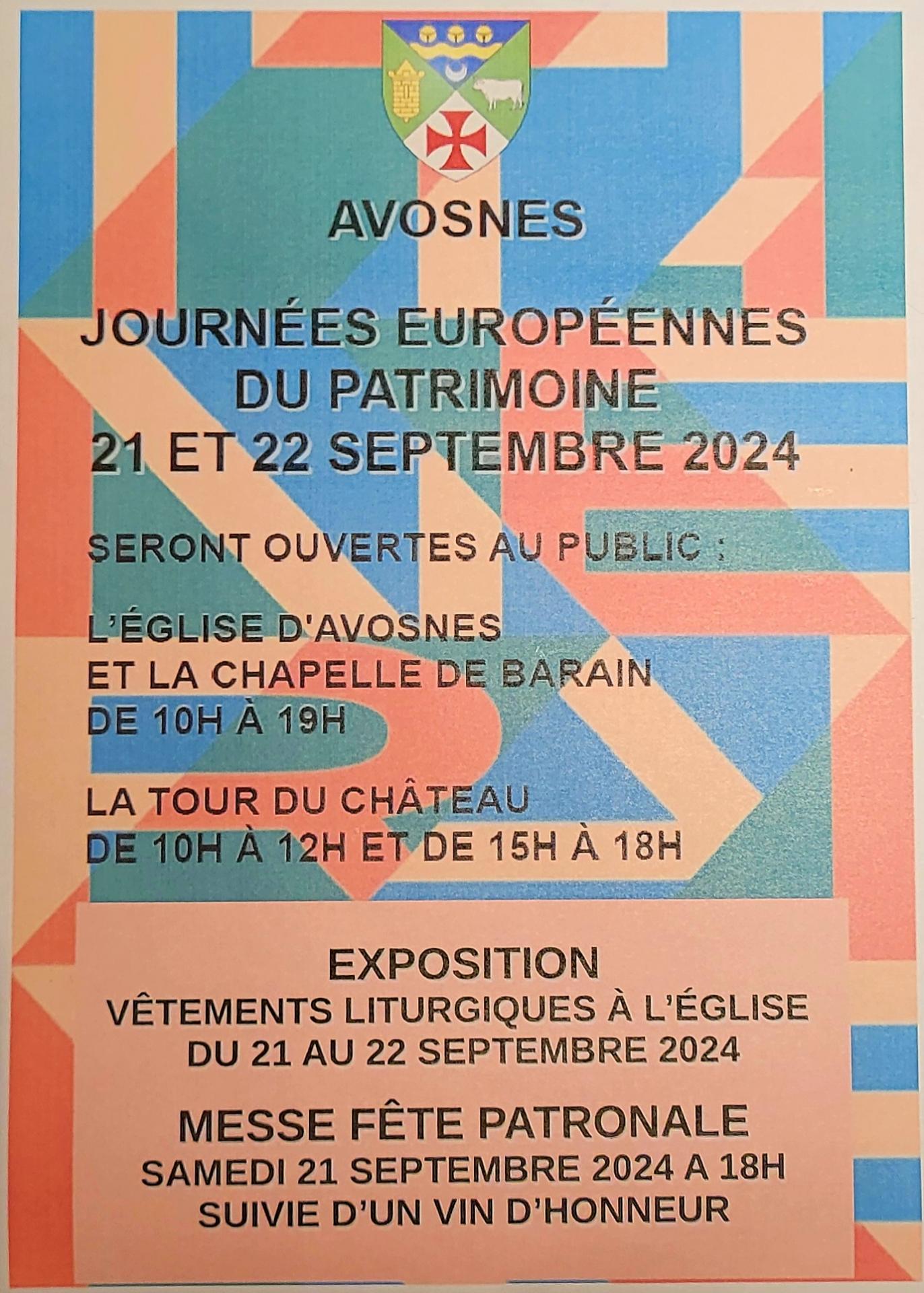 AVOSNES JOURNEES PATRIMOINE